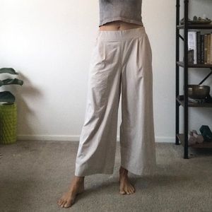 wide leg athletic pants